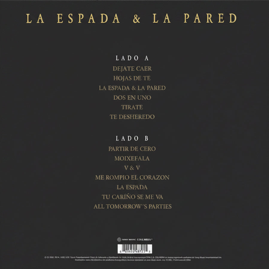 Los Tres - La Espada y la pared LP Vinilo (30 Años) Gatefold Edición de Lujo