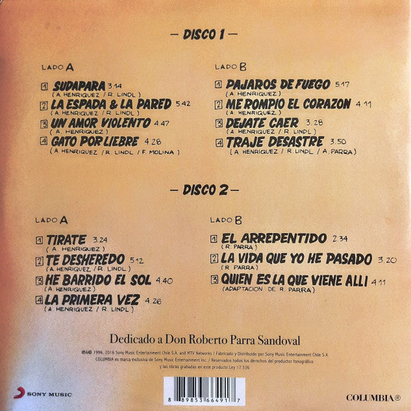 Los Tres - Unplugged 2LP Vinilo
