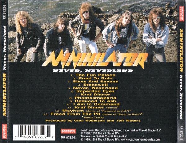 Annihilator – Never, Neverland CD