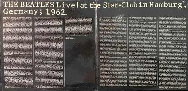 The Beatles - Live! at the Star-Club in Hamburg, Germany; 1962 2LP VG+ Gatefold 1977 Argentina