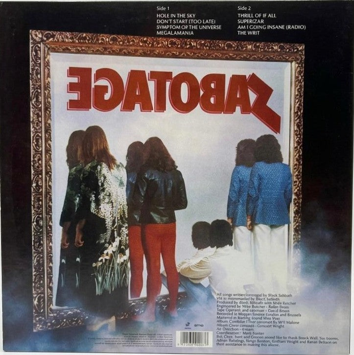 Black Sabbath - Sabotage LP