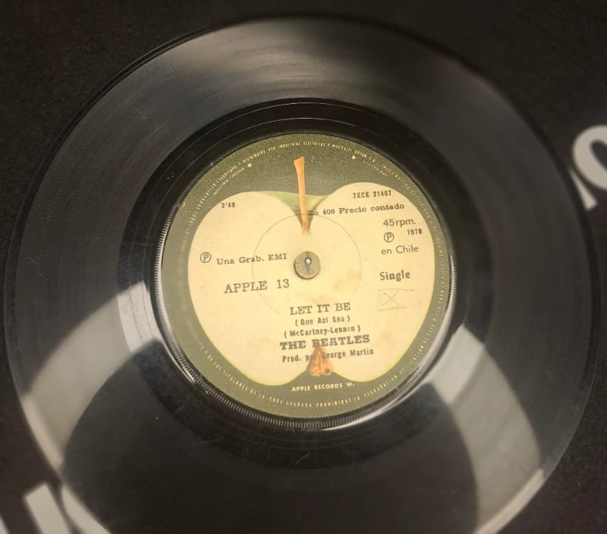 The Beatles – You Know My Name / Let It Be – Vinilo 7" 45RPM VG/VG Apple 13 - Edición Chilena Apple Records (1970)