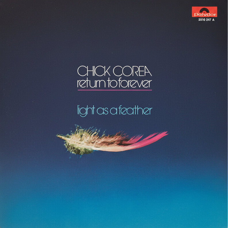 Chic Corea Return to Forever - Light as a Feather LP VG+1973 Italiano