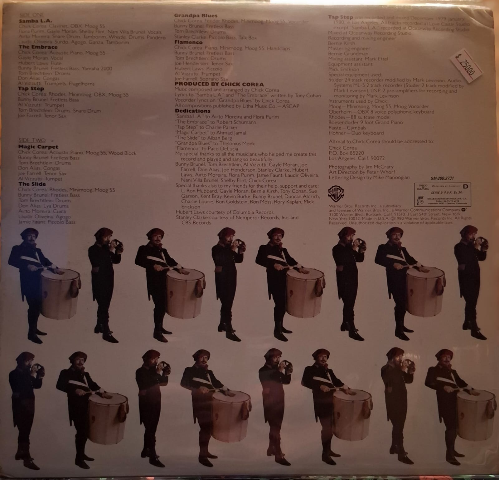 Chick Corea - Tap Step LP
