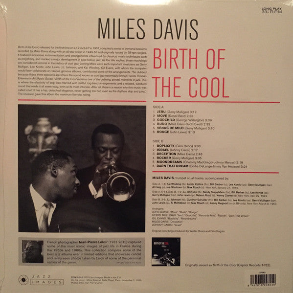 Miles Davis – Birth Of The Cool LP Vinilo