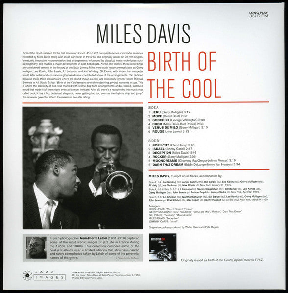 Miles Davis – Birth Of The Cool LP Vinilo