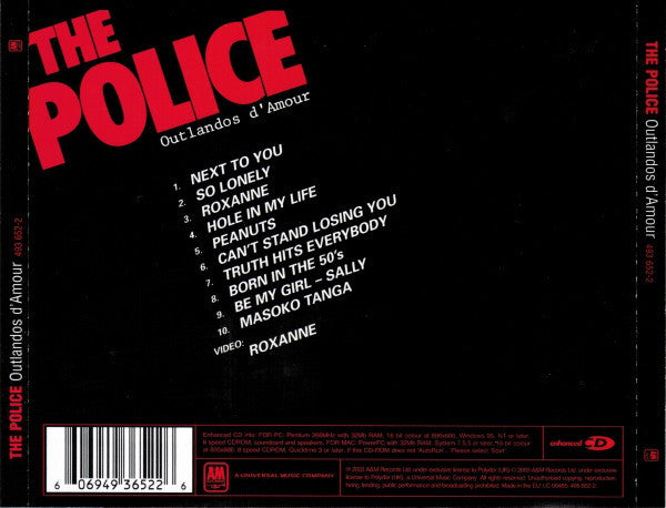 The Police – Outlandos D'Amour CD