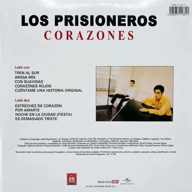 Los Prisioneros - Corazones LP