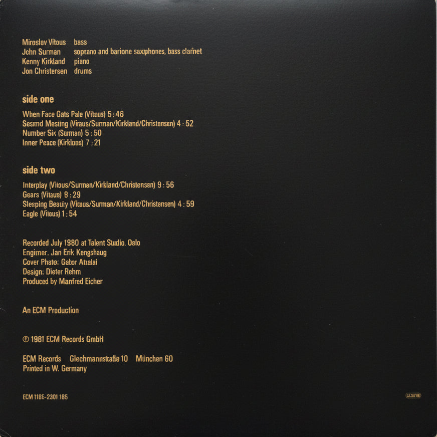Miroslav Vitous Group - ECM VG+ LP Alemán