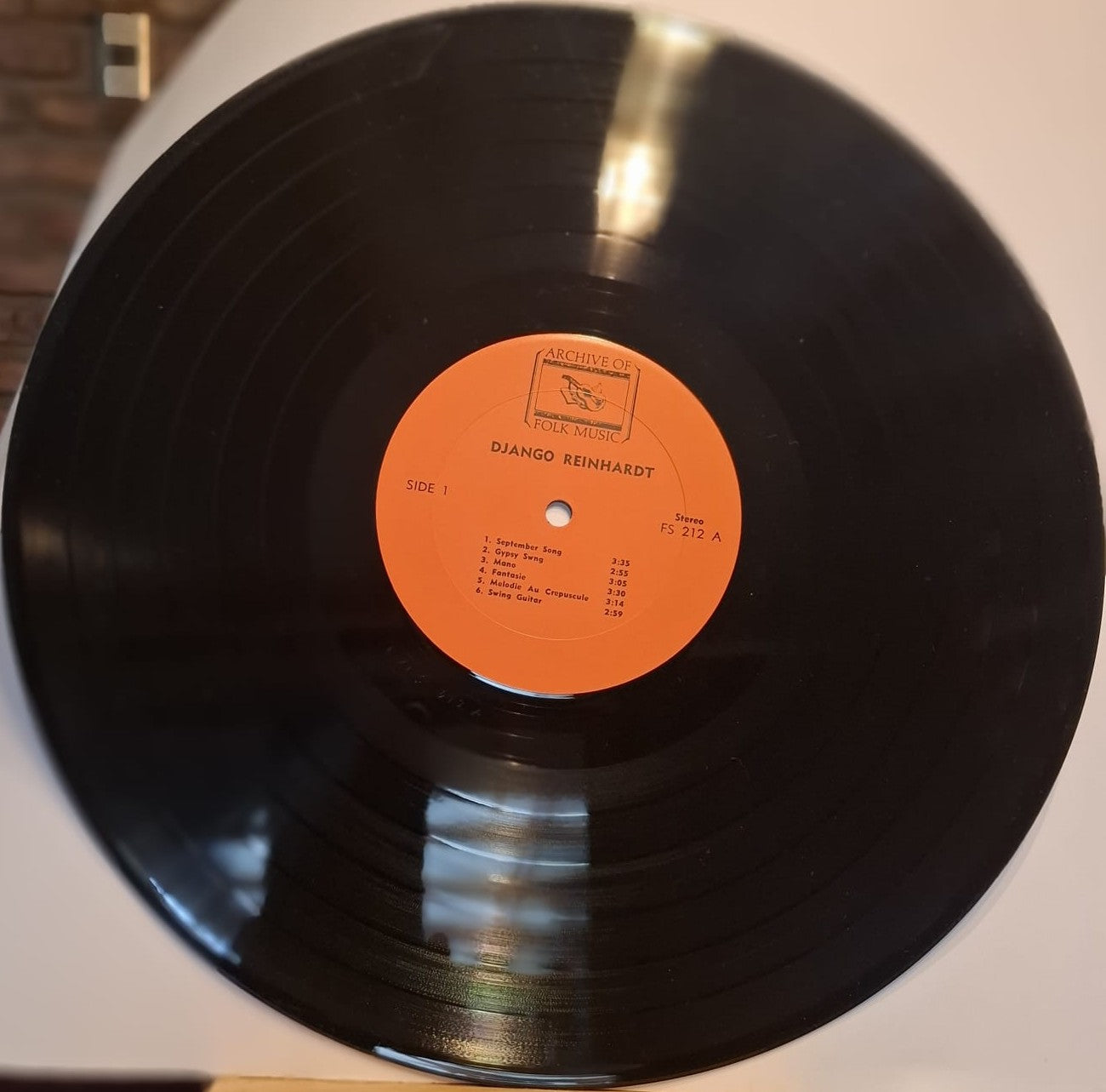Django Reinhardt - Django Reinhardt LP VG+ 1967 USA