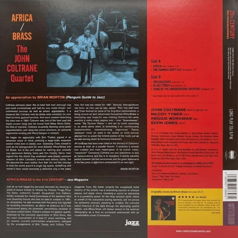 John Coltrane Quartet - Africa / Brass LP