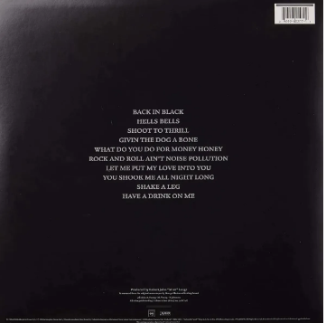 AC/DC - Back In Black LP
