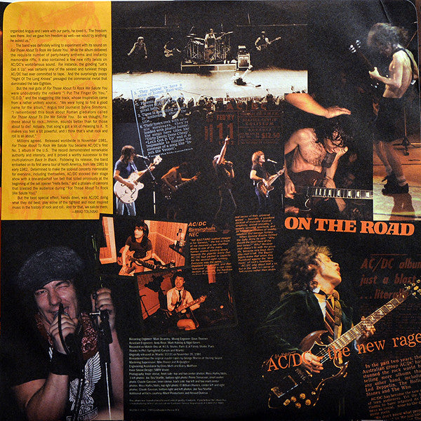 AC/DC - For Those About To Rock We Salute You LP Vinilo Gatefold