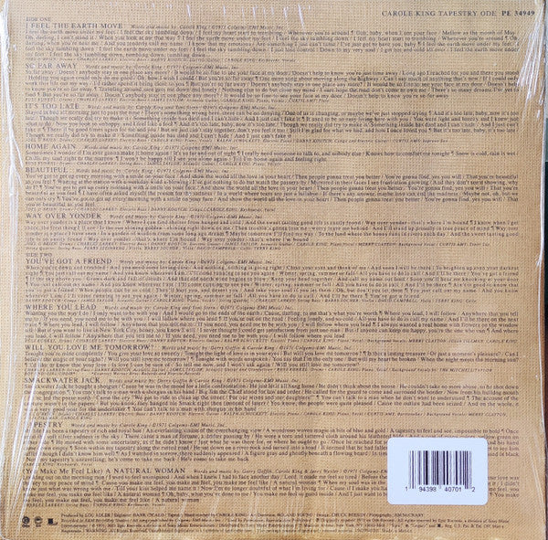 Carole King - Tapestry LP Gatefold Vinilo