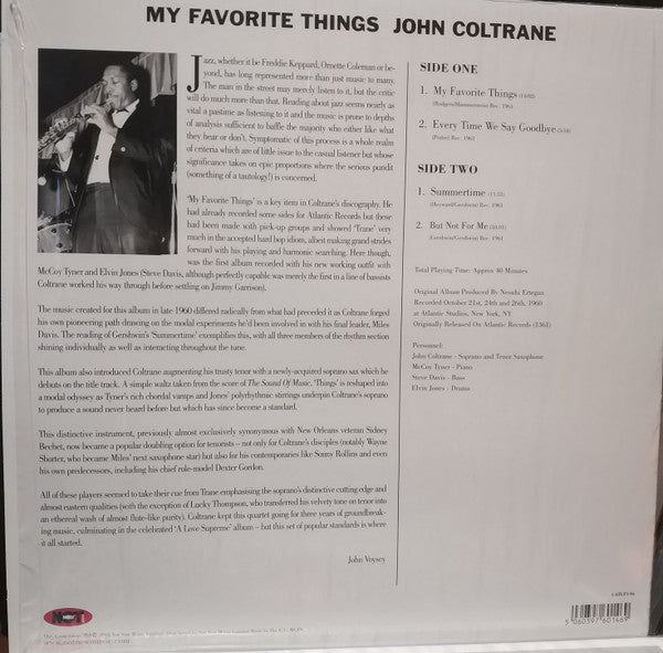 John Coltrane – My Favorite Things LP Vinilo