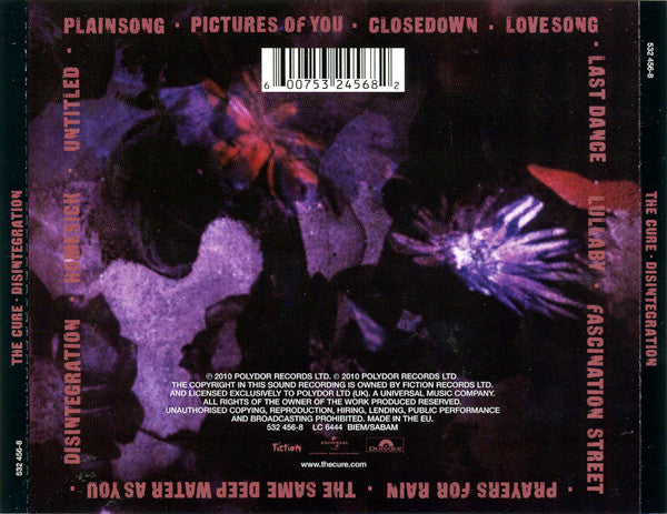 The Cure – Disintegration CD