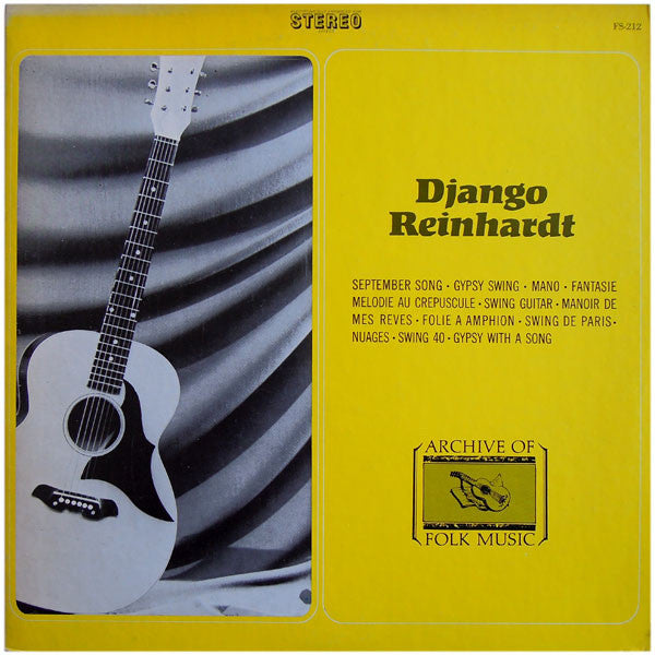 Django Reinhardt - Django Reinhardt LP VG+ 1967 USA