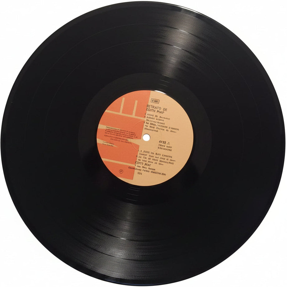 Edith Piaf - Retrato de Edith Piaf LP VG+ 1976 Chile