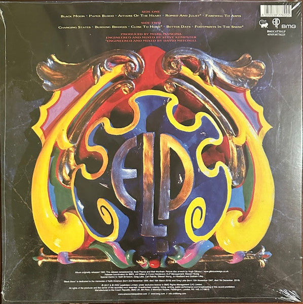 Emerson, Lake & Palmer – Black Moon LP Vinilo Picture Disc