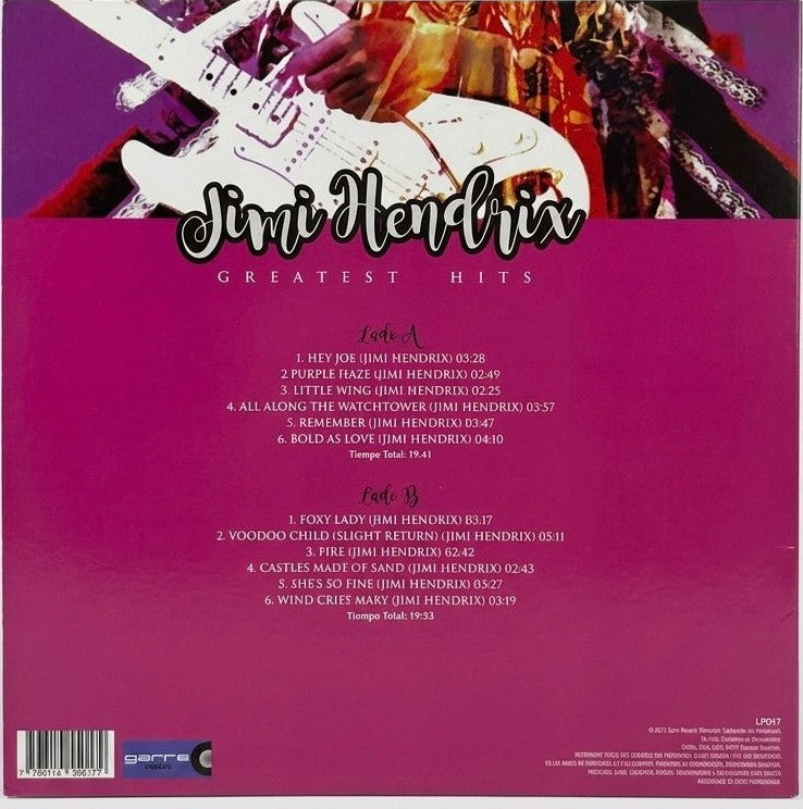 Jimi Hendrix – Greatest Hits LP