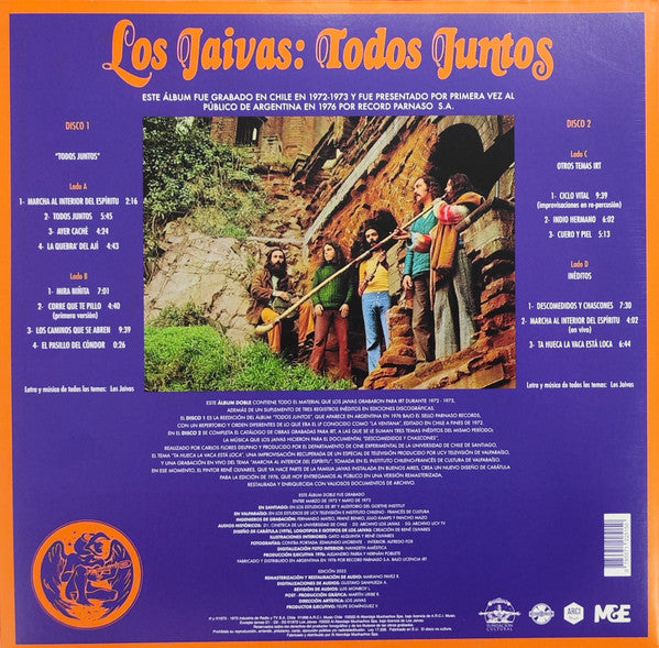 Los Jaivas - Todos Juntos 2LP Gatefold