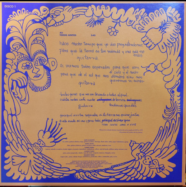 Los Jaivas - Todos Juntos 2LP Gatefold