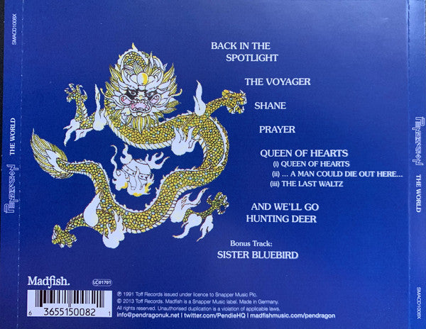 Pendragon - The World CD