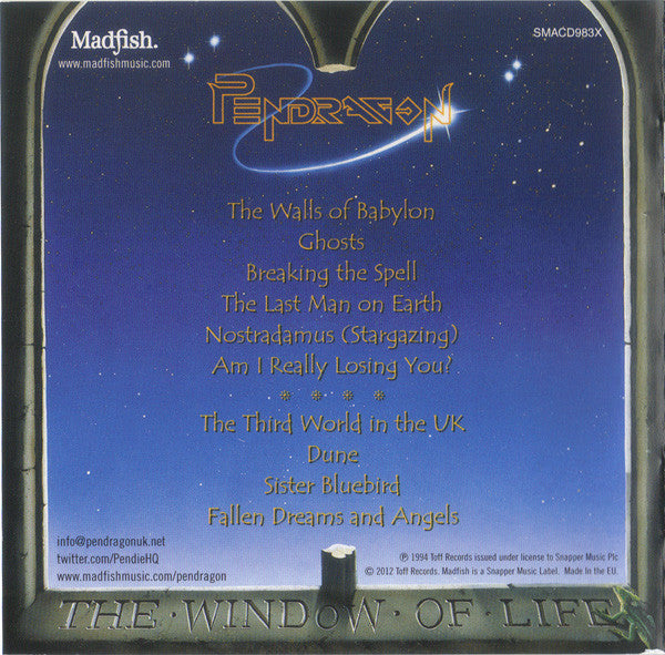 Pendragon – The Window Of Life CD
