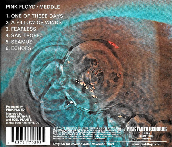 Pink Floyd - Meddle CD Digipack