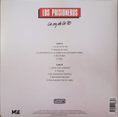 Los Prisioneros – La Voz De Los '80 LP Vinilo