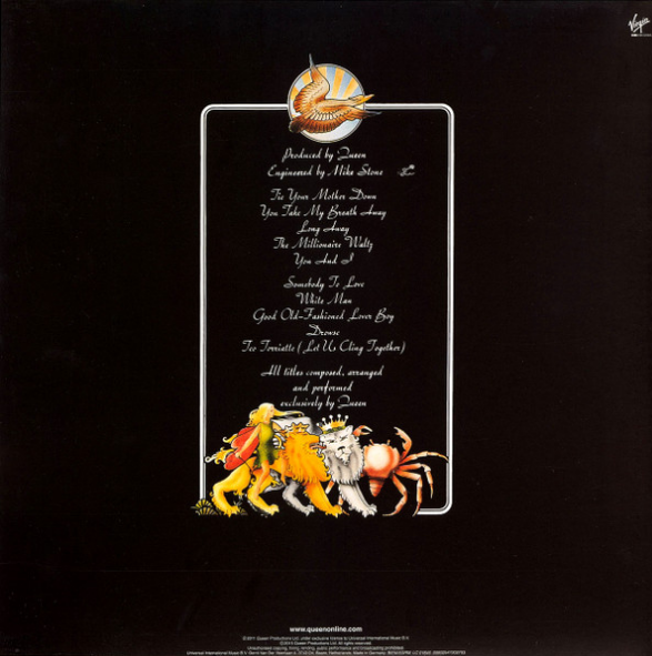 Queen - A Day At The Races LP Gatefold Europa