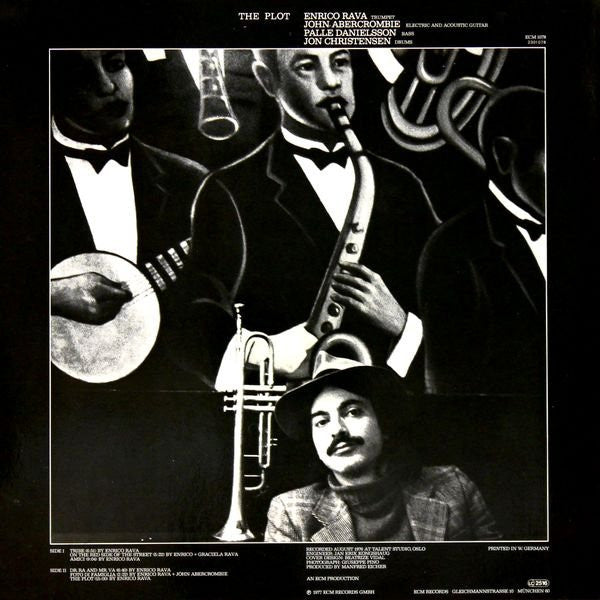 Enrico Rava – The Plot LP VG+ ECM 1977 Alemán