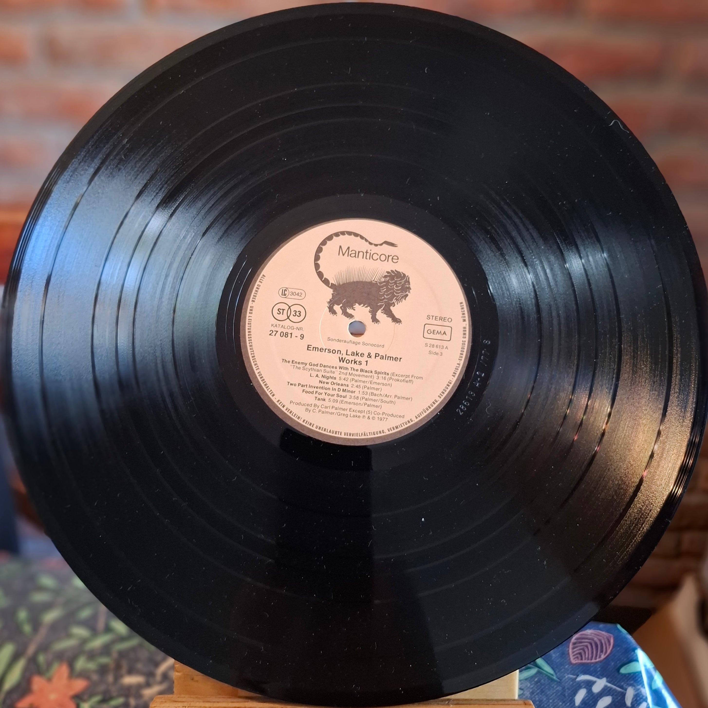 Emerson Lake & Palmer - Works 2LP VG+ 1977 Alemán