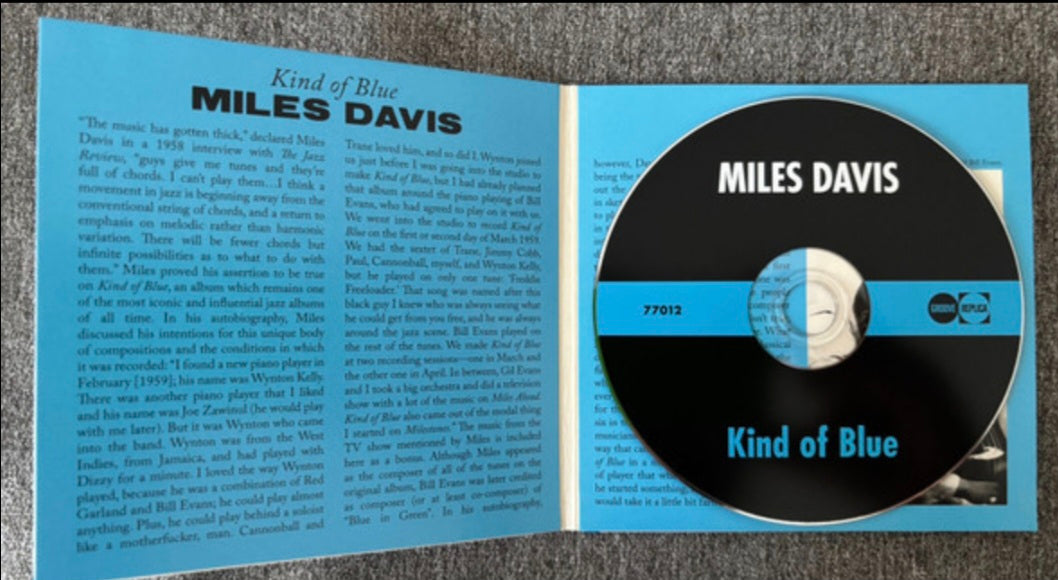 Miles Davis - Kind of Blue LP Vinilo + CD Digipack
