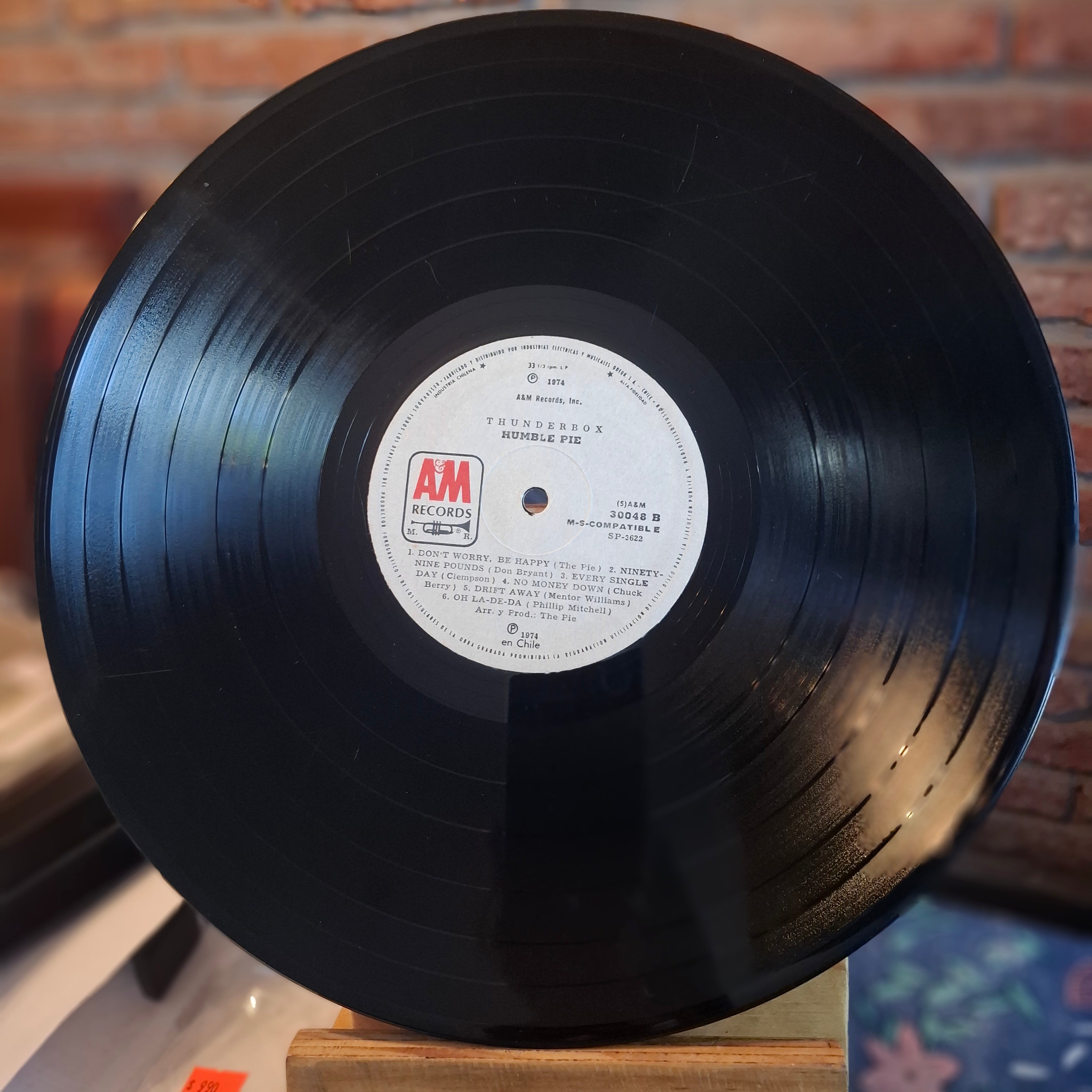 Humble Pie - Thunderbox LP VG 1974 Chileno
