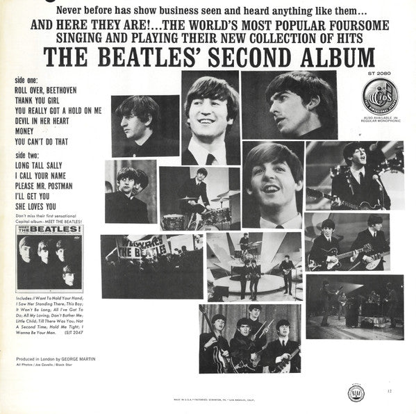 The Beatles - En el Hollywood Bowl LP VG+ Gatefold 1977 Chile