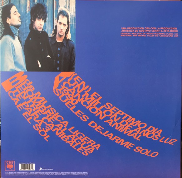 Soda Stereo - Canción Animal LP