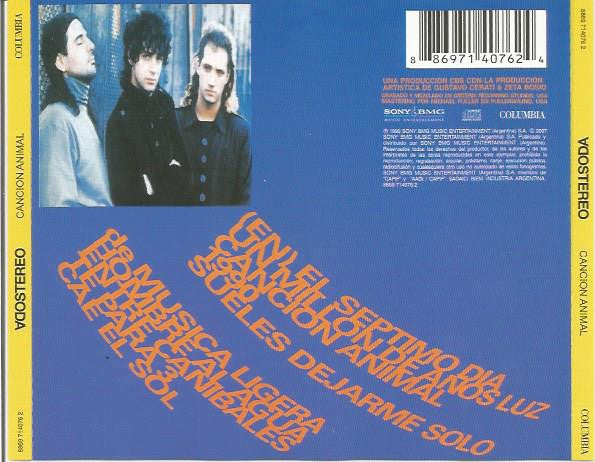 Soda Stereo - Canción Animal CD