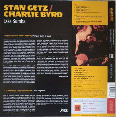 Stan Getz, Charlie Byrd – Jazz Samba LP Vinilo 180gr