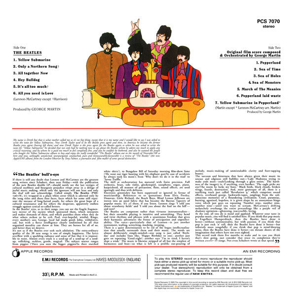 The Beatles - Yellow Submarine LP